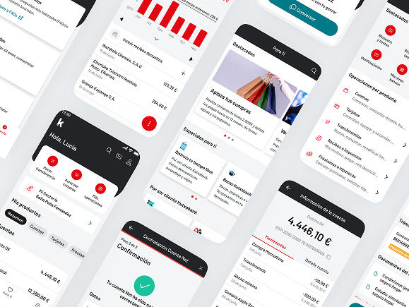 Rediseño de la aplicación de Kutxabank